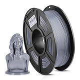ANYCUBIC PLA 3D Printer Filament, 3D Printing PLA Filament 1.75mm Dimensional Accuracy +/- 0.02mm, 1KG Reusable Spool (2.2 lbs), Silver