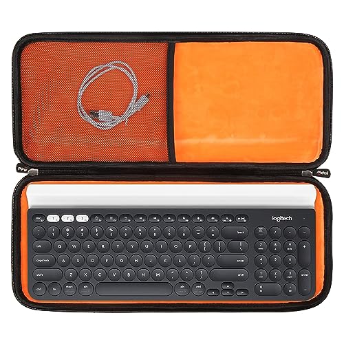 Mchoi Hard Case Suitable for Logitech K780 Multi-Device Wireless Keyboard, Waterproof Shockproof Keyboard Protective Case, Case Only