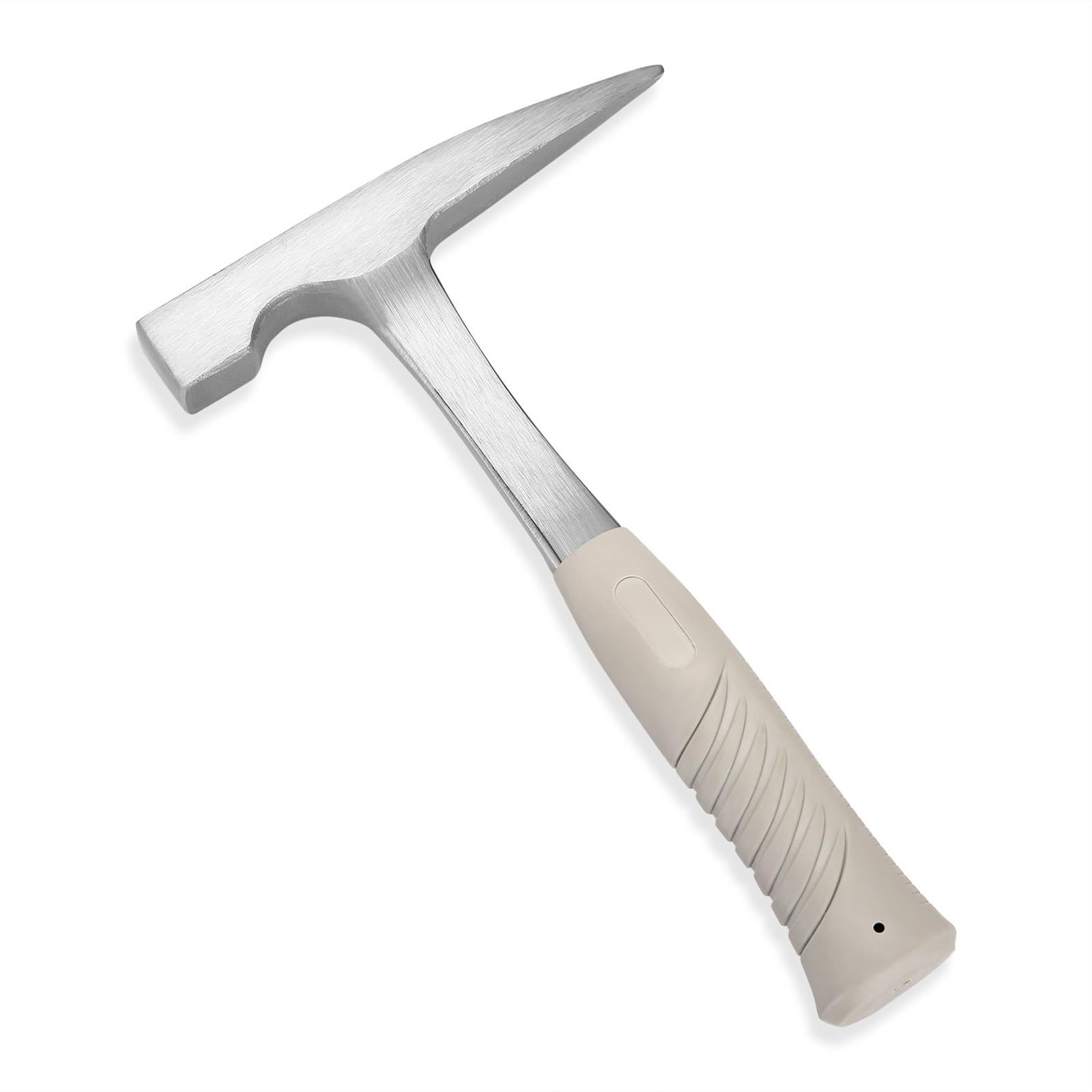 THE WHITE SHOP All Steel Rock Pick Hammer with Pointed Tip, 11-Inch Overall Length | Essential for Geological Study, Rock Hounding, Prospecting, Masonry Related and Much More