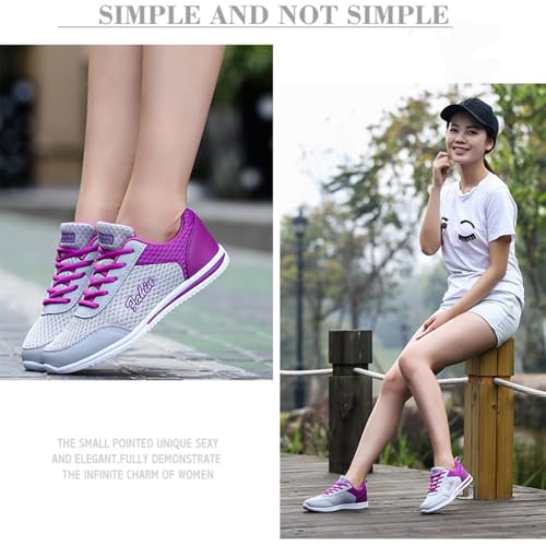 Womens Orthopedic Bowling Shoes Slip On Breathable Mesh Tennis Shoes Orthopedic Breathable Lightweight Sneakers Comfortable4