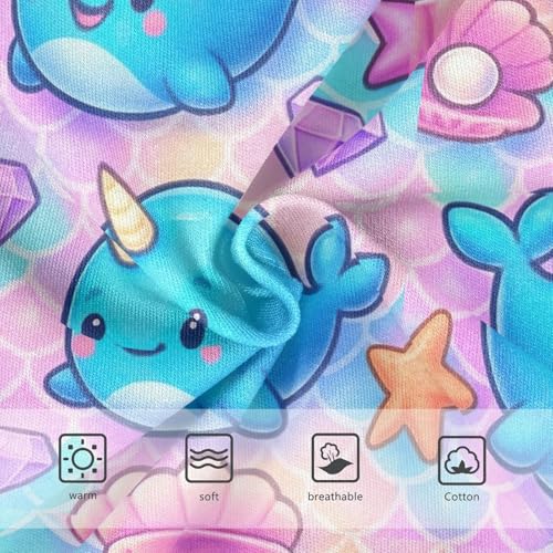 Joisal Colorful Cute Diamond Narwhals Toddler Girls Underwear 2t Cotton Girl Panties Cute Funny Briefs Undies Kids3