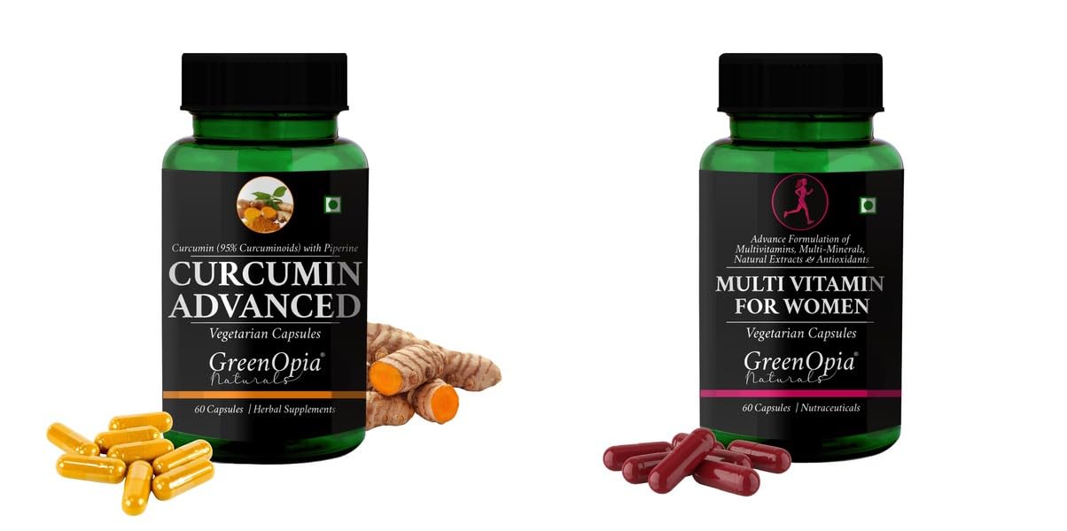 Curcumin C3 Piperine Multivitamins For Women Wellness Daily Vitality 60 CAPSULES-image-45