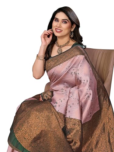 Image of Avantika Fashion Women's Kanjivaram Style Soft Silk Banarasi Sarees With Blouse Piece For Women