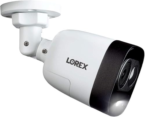 Miniatura 3 de Lorex Cámara de seguridad analógica de 1080p para interior/exterior, cámara de bala adicional para sistema de vigilancia con cable, disuasión activa