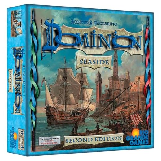 Rio Grande Games: Seaside Second Edition - Gioco da tavolo strategico, giochi Rio Grande, età 14+, 1-4 giocatori, 90-120 min