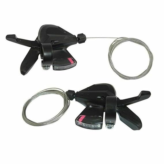 FASTPED 3x8 Speed Shifter Trigger Set Inner Cable Shifter Left & Right MTB Mountain Bike Derailleurs 24 Speed Bicycle Transmission