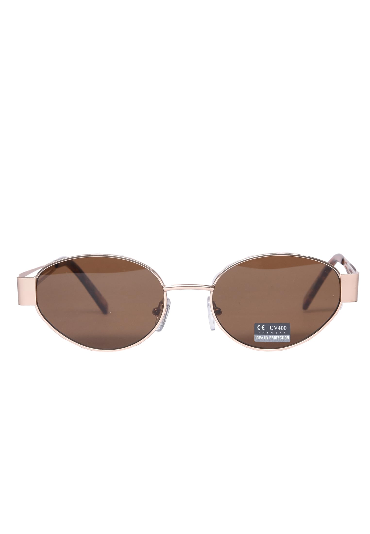 Ciabalù Sonnenbrille für Damen, Vintage, rund, Metallrahmen, Gold, Retro, UV400, Brille für Herren und Damen, modisch