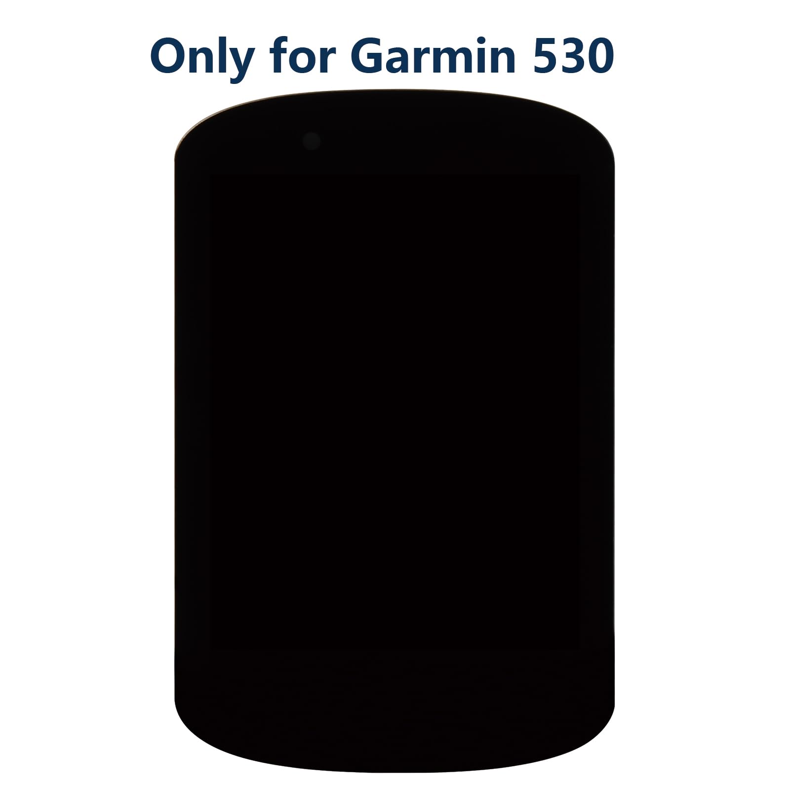 AGCUT - Pantalla de repuesto para Garmin Edge 530 pantalla LCD para Edge 530 LCD pantalla táctil reemplazo completo Asamblea con kit de reparación (negro, no para Edge 520)