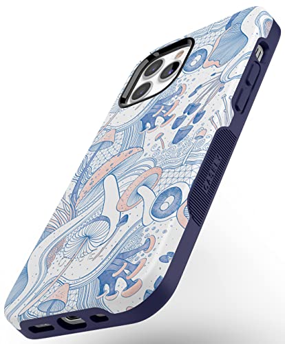 Casely Iphone 12/12 Pro Floral Case | Compatible With Magsafe | The Fun Guy | Enchanted Forest Mushroom Case #TOP6