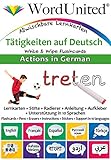 Actions in German: Write & Wipe Flashcards (English, French, German and Spanish Edition)