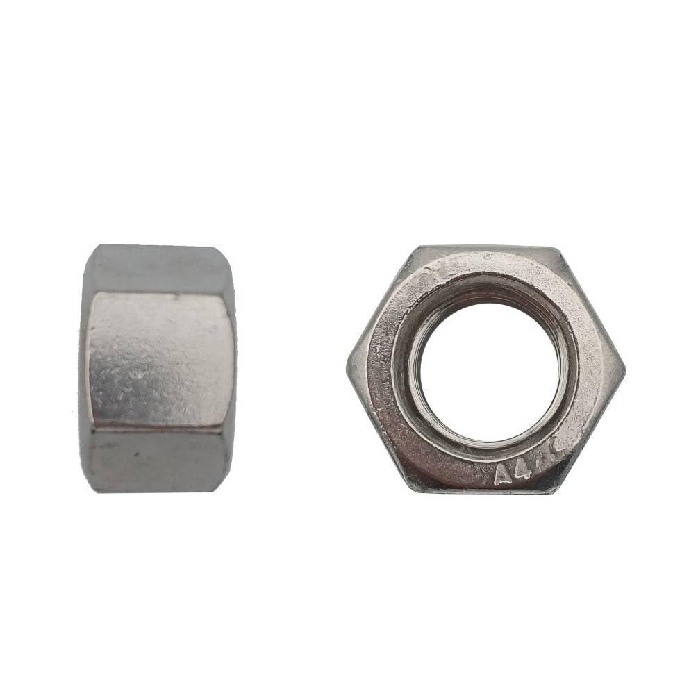 500 dadi esagonali ad alta H uguale D M10 mm – UNI 5587 – acciaio inox A4 – D-Work