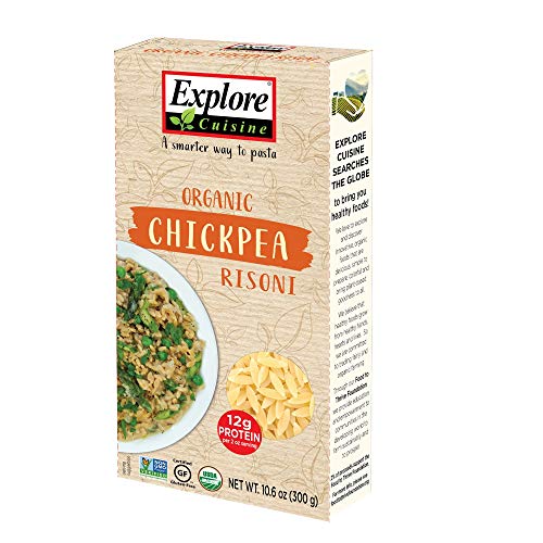 Explore Cuisine Organic Chickpea Risoni (6 Pack) - 10.6 oz - High Protein