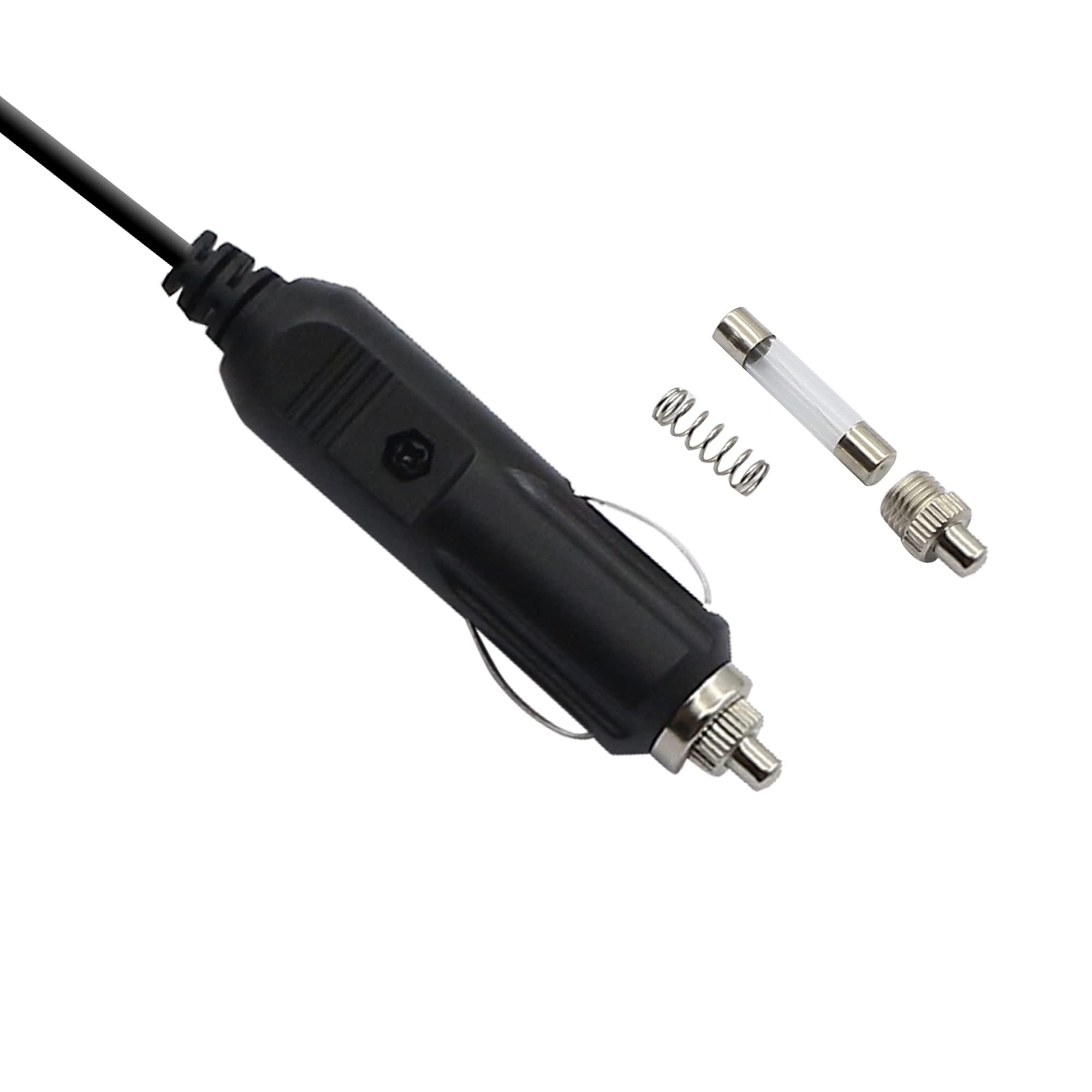Cavo Accendisigari 12V/24V 3 Metri Con LED, 14 AWG, Fusibili Di Ricambio Per Auto E Camper