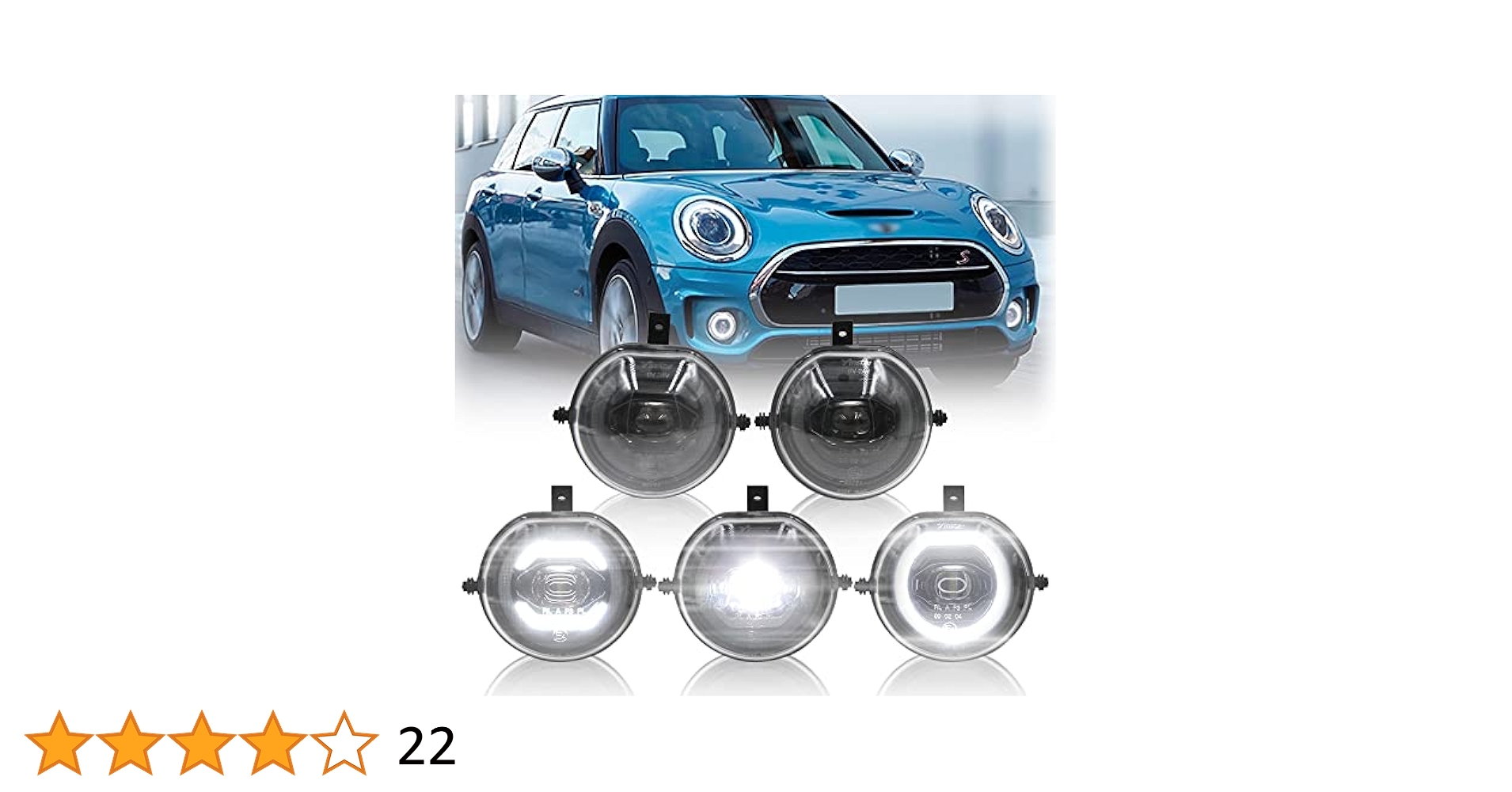 BMW MINI F56 クーパーSD 後期　LEDフォグランプ 2個セット オートパーツエージェンシー LEDフォグランプ MINI(BMW) F54/F55