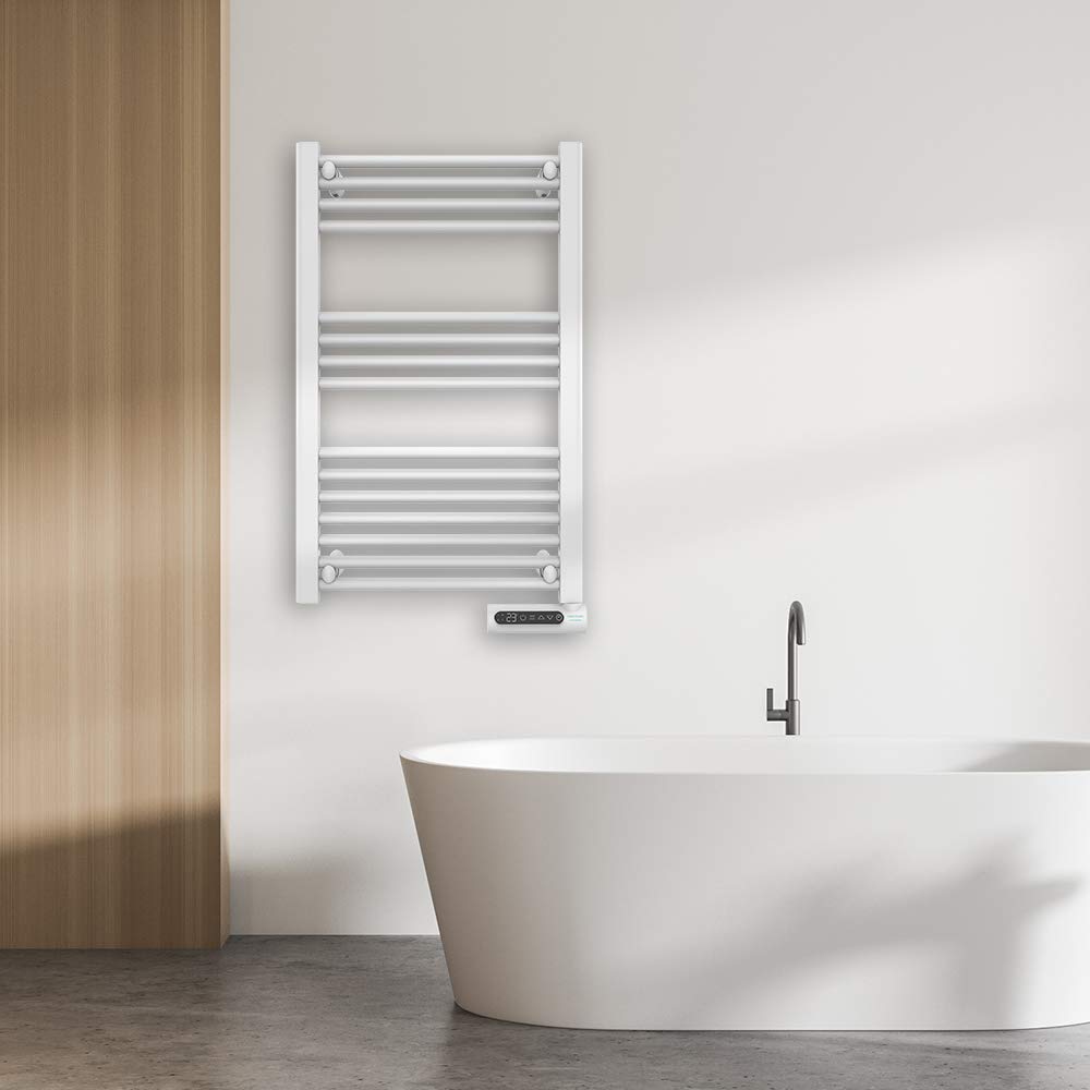 Cecotec Portasciugamani elettrico ReadyWarm 9100 Smart Towel White. 500 W, Display LED, Programmabile., controllo touch.