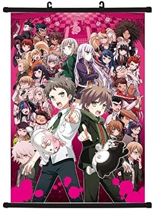 MXDZA Japanese Anime Danganronpa Dangan Ronpa Wall Scroll Poster Home Decor Wall Scroll Posters for decorative 40x60CM