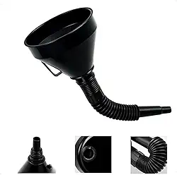 Funil Multiuso Combustível Óleo Ponta Flexível 145mm Uso Geral Automotivo Resistente Ponta Estreita