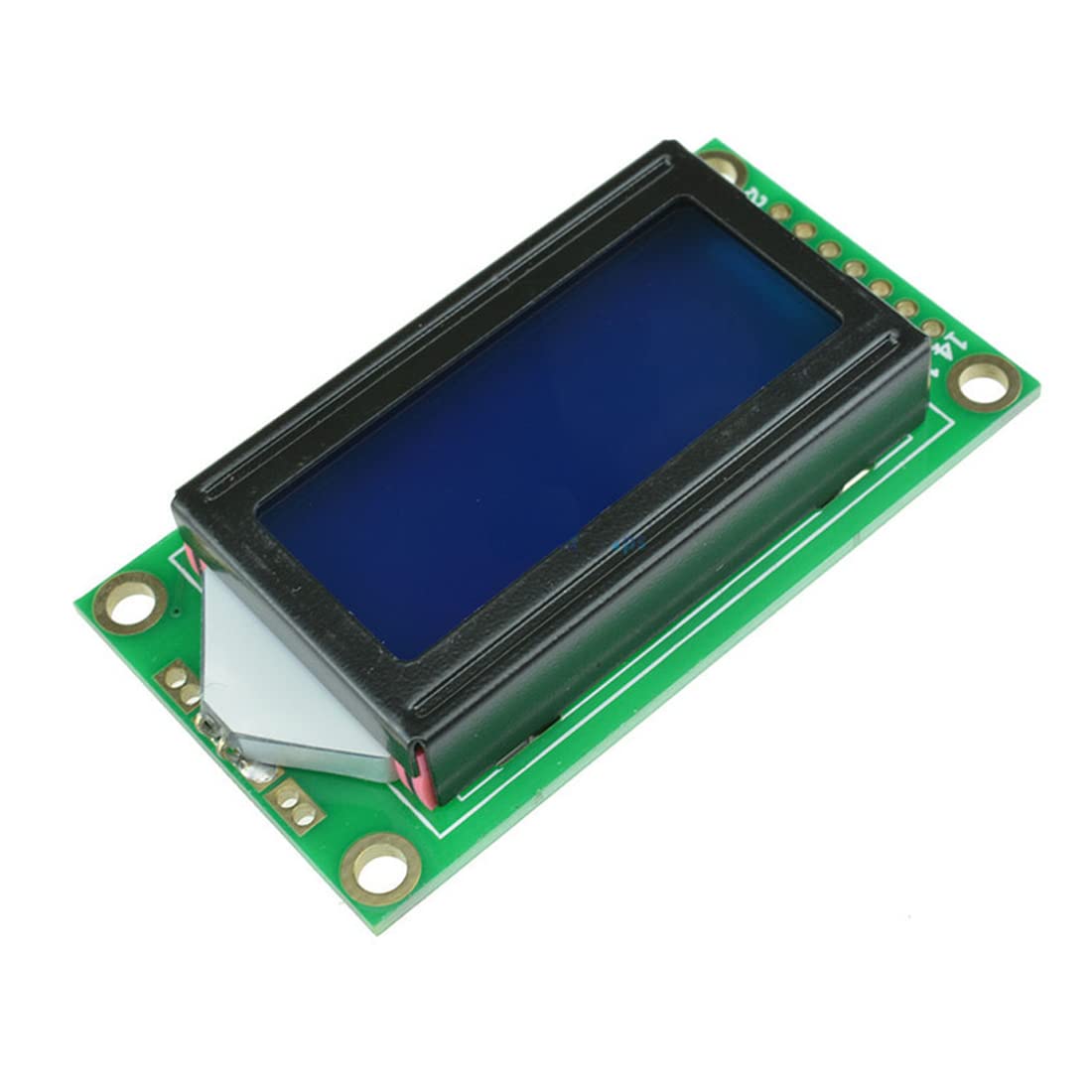 HiLetgo Lot de 2 modules d'affichage LCD SPLC780D 0802 8 x 2 caractères LCD LCM 5 V avec rétroéclairage Bleu
