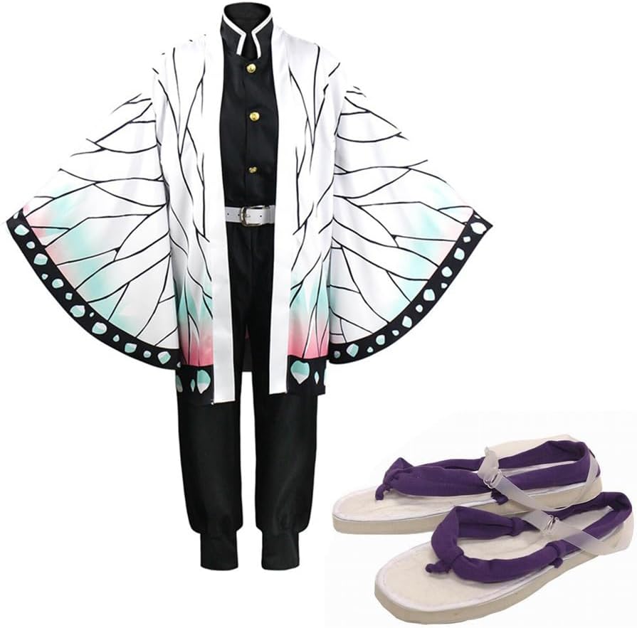 Full Set Men Anime Cosplay Costume For Tanjiro Party Role Costume Kimono Outfit Including Shoes Wig Sword - Image 2