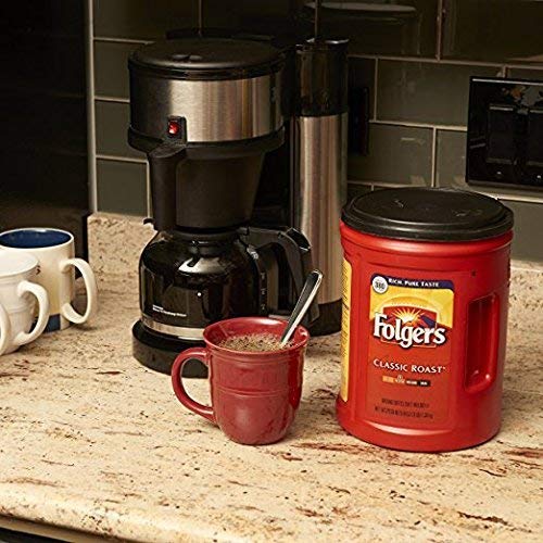 Image of Folgers Classic Medium Roast Ground Coffee, 48 Ounce (Pack of 2)