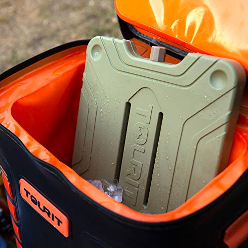 Tourit Large Reusable Ice Pack For Coolers Thin Freezer Packs-10 X 13 Inch-For Camping, Beach, Picnics, Fishing And More(Set Of 2) #TOP6