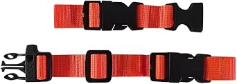 Backpack Chest Strap - Nylon - Adjustable Universal Chest Strap (Orange)