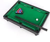 Mini mesa de sinuca, mesa de sinuca, mesa de mesa, jogo de sinuca com 2 bastões, 11 bolas para jogos de alívio de estresse