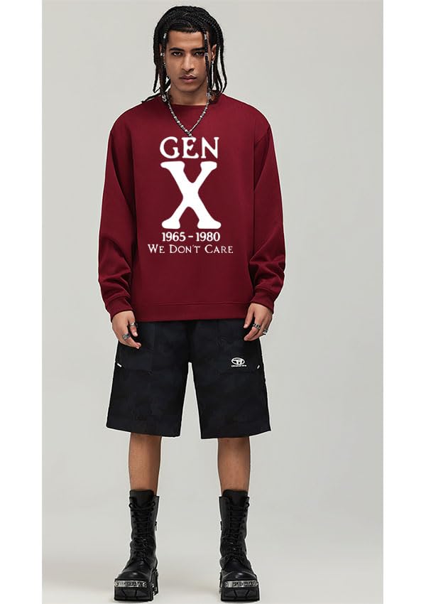 Gen X Sweatshirt Gen X 1965-1980 We Don't Care Shirts For Women Man3