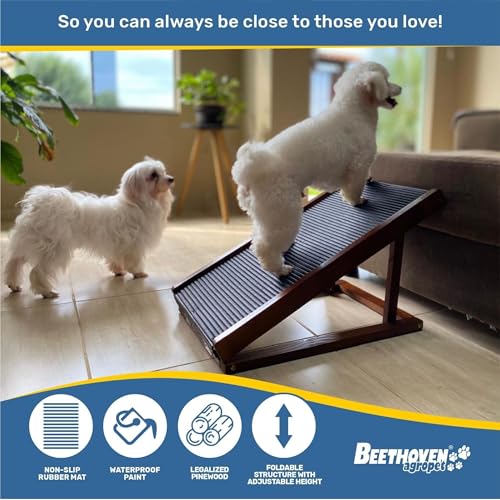Rampa Pet Cachorro Antiderrapante Ajustável Regulável Sofá