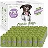 720 Count Lavender Scented 13” x 9”Dog Poop Bags Rolls, Leakproof Strong & Sturdy Waste Bags for Doggie Cat Pet