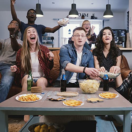 Adxco 72 Pack Baseball Plates 9 Inch And 7 Inch Home Plate Baseball Round Baseball Paper Plates For Sports Theme Birthday Party Decorations Party Supplies #TOP6