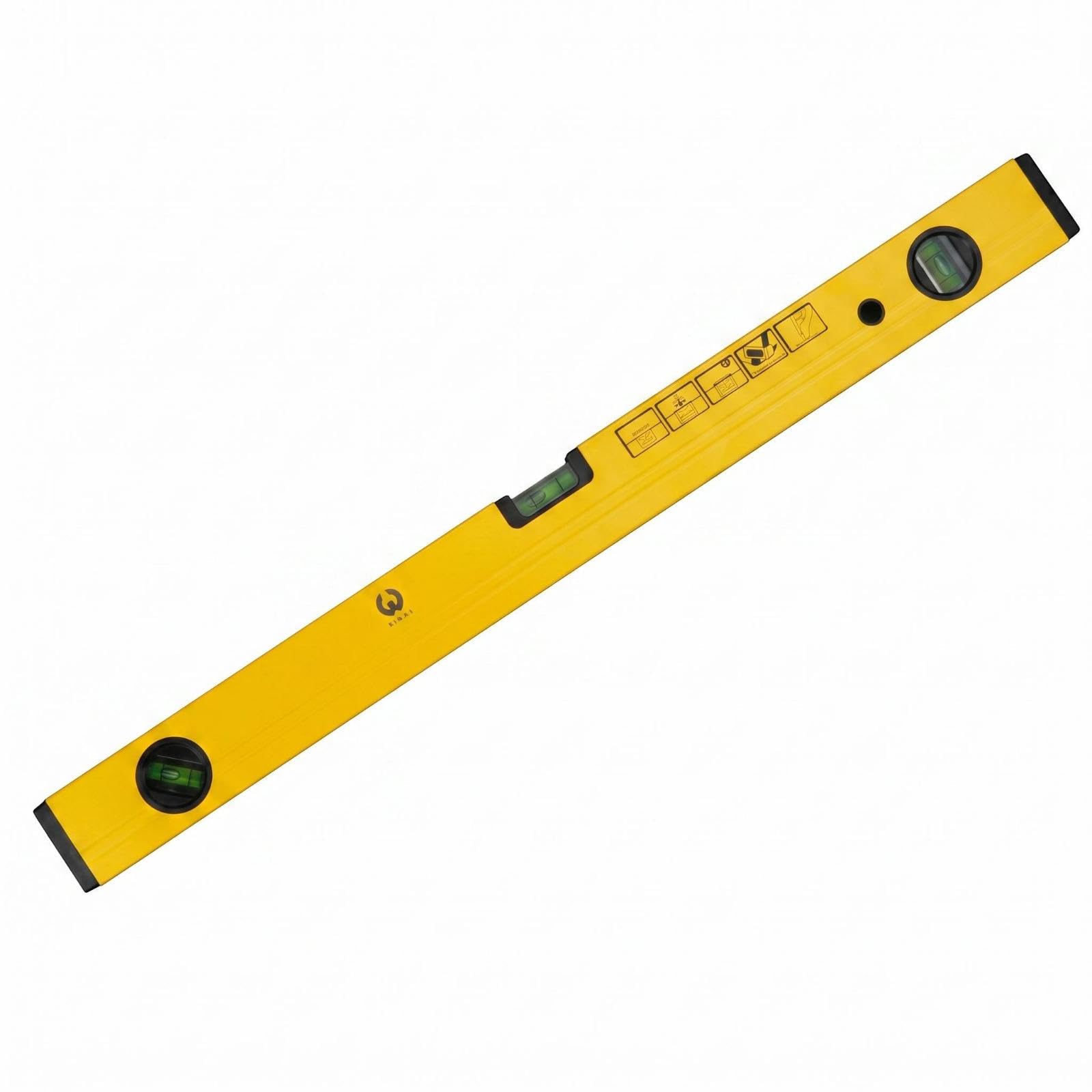 CALANDIS Aluminum Spirit Level Vial Viewing Ports Aluminum Bubble Level Painted Finish Hand Tool 600MM Standard Wo Magnet | Levels | Measuring & Layout Tools | Tools-image-46