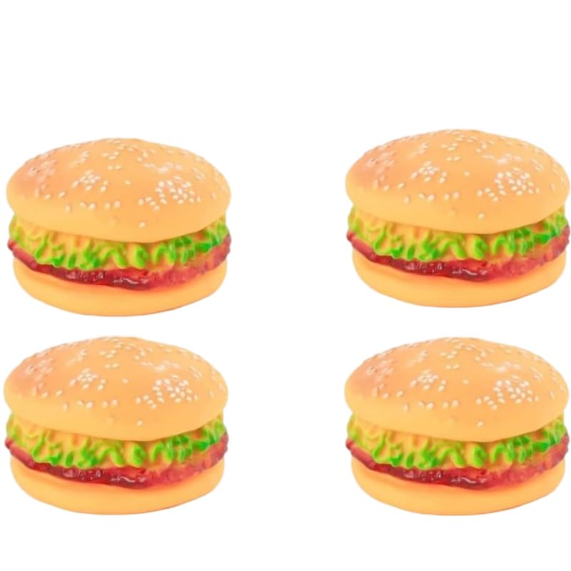 Set de 4 juguetes mordibles para perros con sonido