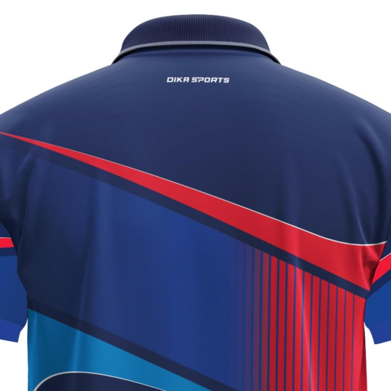 Dika Sports Custom Team Jersey Cricket t-Shirt with Logo Local Cricket Team Jersey Football Jersey for Men | 2 Year to 5XL Multicolour 3