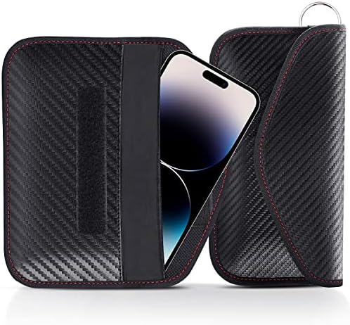 Faraday Pouch for car Keys,2 Pack Faraday Bag | Car Key Signal Blocking Pouch | Keyless Entry Car Keys Case | RFID Blocker Bag for Car Security | Anti-theft Remote Entry Keyless Protect