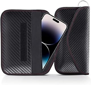 Faraday Pouch for car Keys,2 Pack Faraday Bag | Car Key Signal Blocking Pouch | Keyless Entry Car Keys Case | RFID Blocker Bag for Car Security | Anti-theft Remote Entry Keyless Protect