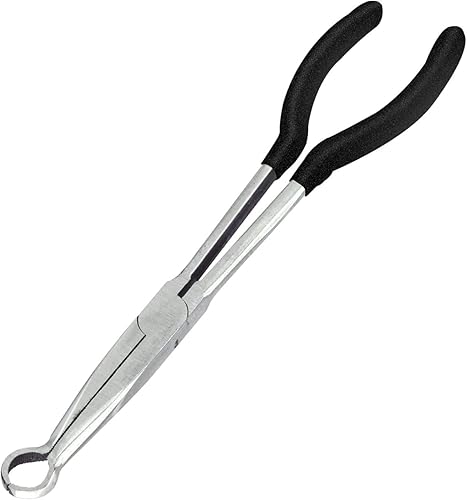 Miniatura 1 de BQKKWIN 1 alicates de largo alcance de 11 pulgadas, ángulo de grado largo, alicates circulares de largo alcance, diseñados para mecánicos, técnicos