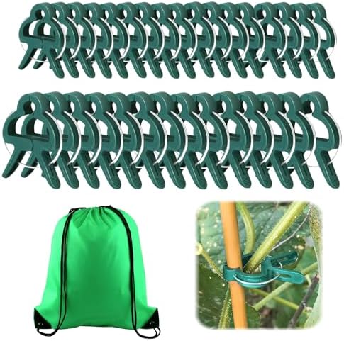 Jisrcha 60 Pinzas para Plantas - Pinzas Trepadoras para Tomates, ...