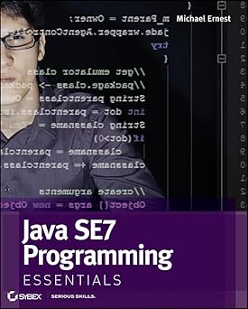 Java SE 7 Programming Essentials book cover