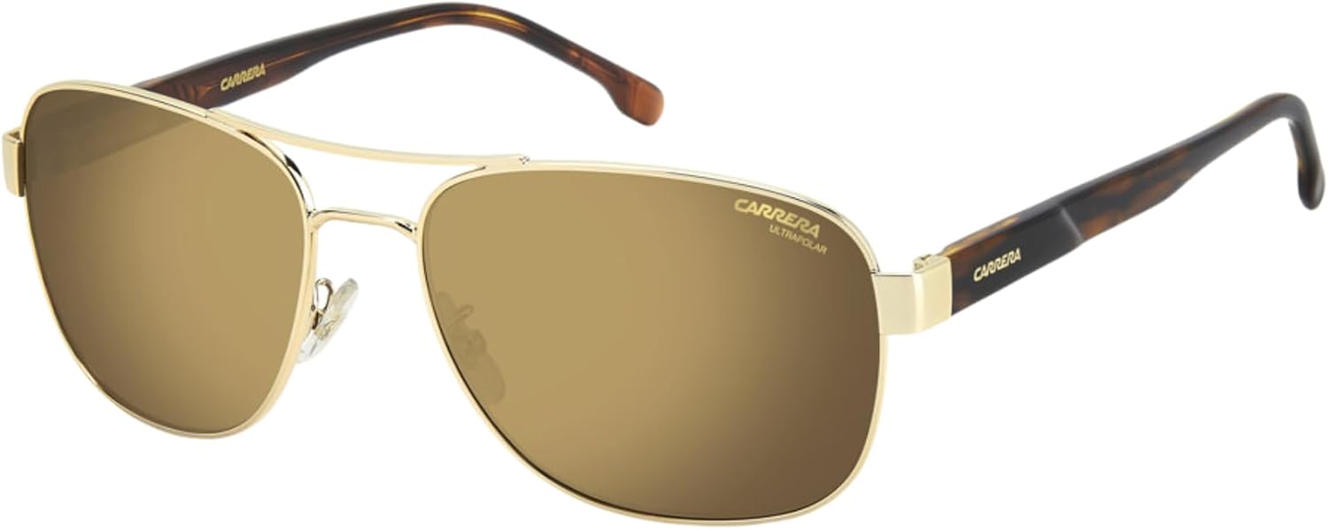 Carrera Flex02/G/S 62MM Rectangular Sunglasses for Men - Plastic Lens +BUNDLE with ACCESSORY EYEWEAR KIT