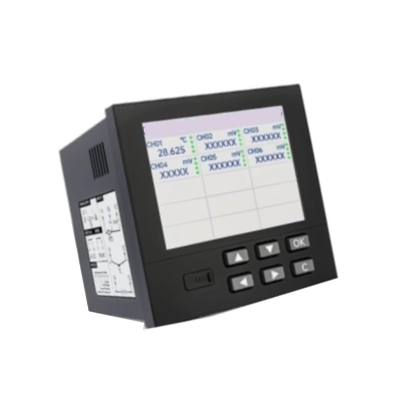 Papierloser Datenlogger, MIK-RN3000 4-Kanal | Datenlogger for Temperatur, Strom, Spannung und Druck in Industriequalität