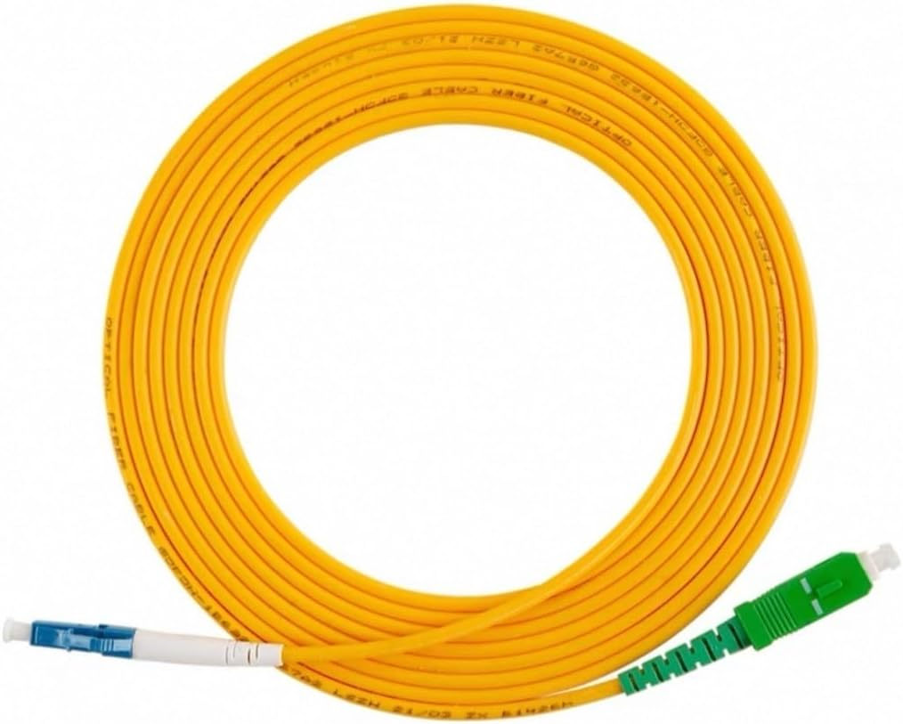 Single Mode Fiber Patch Cord SC to LC Fiber Patch Cord 1-100m G652D Simplex SM(50m 1pc)