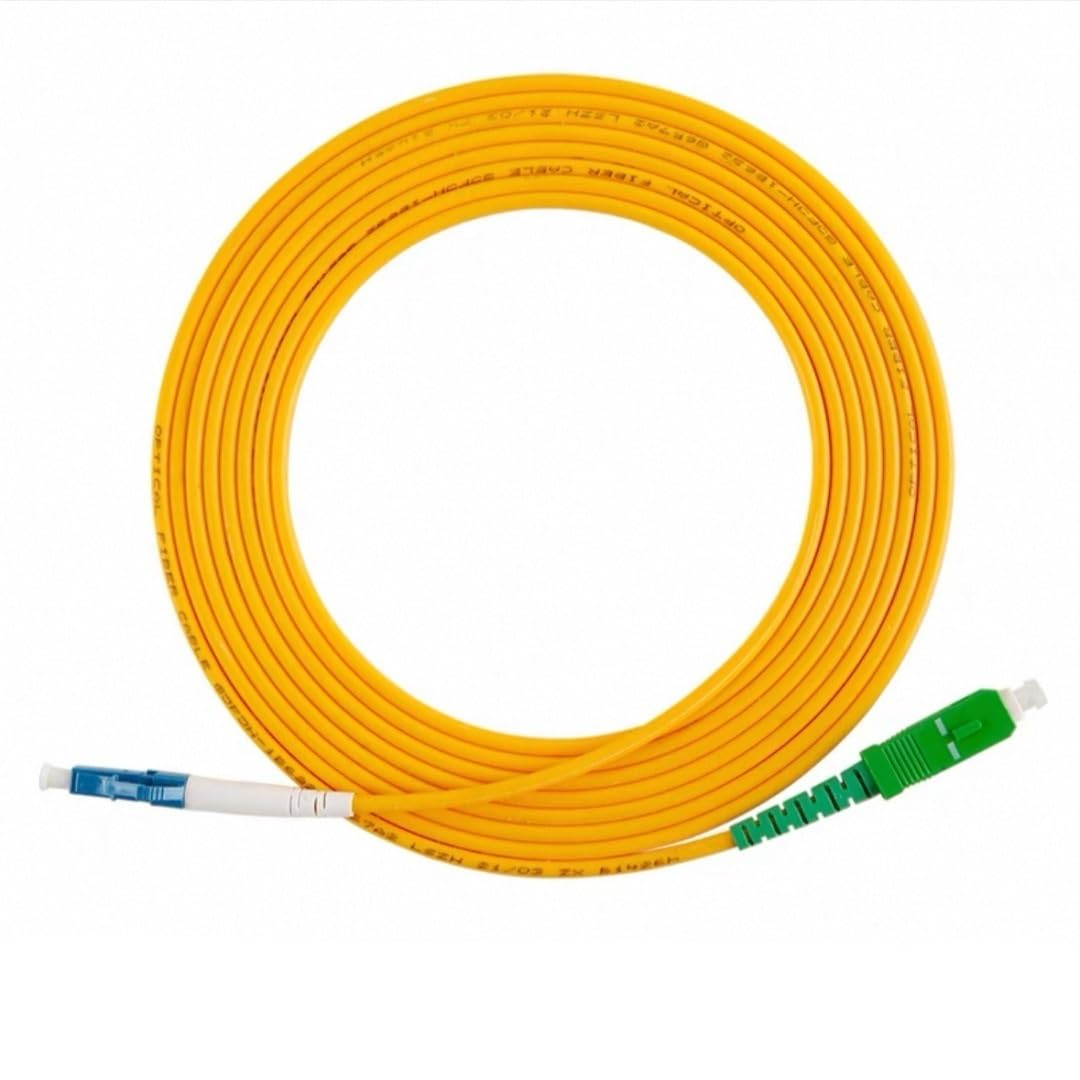 Single Mode Fiber Patch Cord SC to LC Fiber Patch Cord 1-100m G652D Simplex SM(50m 1pc)