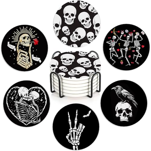 HUSITI Skeleton Coasters