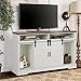 MAISON ARTS Buffet Cabinet Sideboard Farmhouse Coffee Bar with Sliding Doors 52