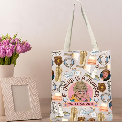 Bolso tipo tote Murder para fans de Jessica Fletcher, merchandising de Cabot Cove miniatura 6