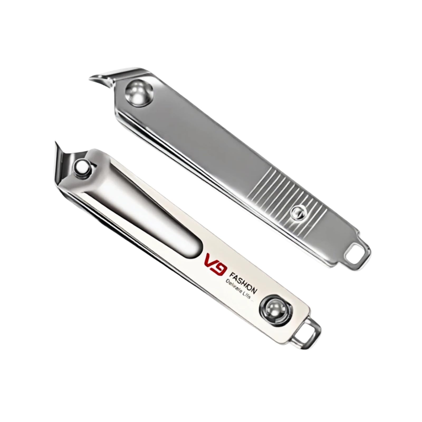 1 Slanted Nail Clippers, Portable Home Nail Clippers, Nail Art Dead Skin Trimming Tools, Daily Care, Essential Nail Art Auxiliary Tools for Travel （Light Gold）