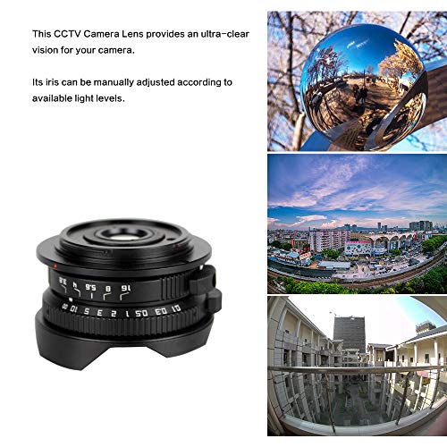 Blackbezt Pixco 8Mm F3.8 Fish-Eye Cctv Lens For Micro Four Thirds Mount Gx8 G7 Gf7 Gh4 Gm1 Gx7 Gf6 Gh3 G5 Gf5 Gx1 Gf3 Camera (Pl-Mil0838 F3.8 Lens -M4/3), Black #TOP4