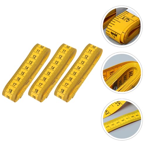 Cinta métrica flexible doble cara 3 piezas 120 pulg miniatura 3