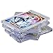 Magnetic Card Holder, FOME 5 Pack 35 PT Acrylic Trading Cards Sleeves Cards Protectors Baseball Card Holder for Game Cards SportsCards Standard Collection Storage Display